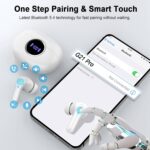 Wireless Earbuds, 2025 Bluetooth 5.4 Headphones Deep Bass Stereo Ear Buds, 4 ENC Noise Cancelling Mic 36Hrs USB-C in-Ear Earphones IP7 Waterproof Sport Workout for Laptop Pad Android iOS Phone, White - Image 7