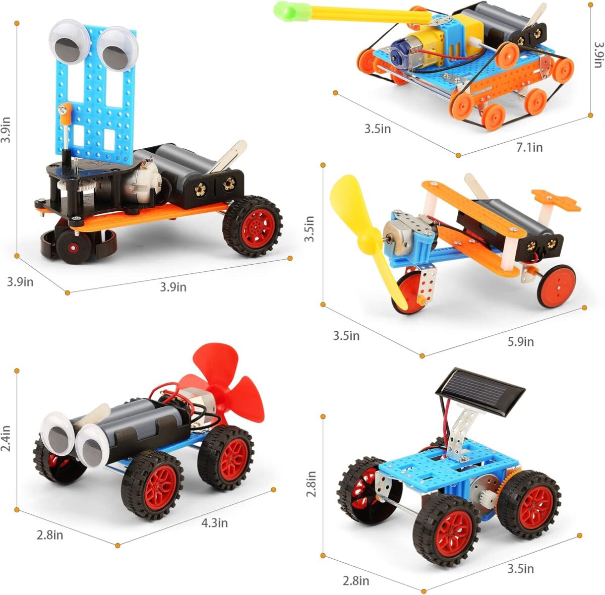 STEM Kits for Kids Crafts 6-8 8-12, Boys Gifts Toys for 6 7 Year Old Boy Birthday Gift Ideas, STEM Toys Craft Kits 6+ 7+ yr, Robotics Science Activities Robot Building Age 8-10 8 9 10 11 12 Years - Image 5