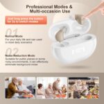 Hearing Aids, Invisible Rechargeable Digital Hearing Aids for Seniors with 16-Channel Sound Processing Noise Cancelling OTC Auto-On/Off with Charging Case - Image 4