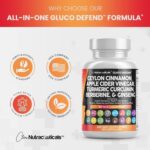 Clean Nutraceuticals Ceylon Cinnamon Turmeric Apple Cider Vinegar Ginseng Berberine Plus Bitter Melon Gymnema Milk Thistle Fenugreek - Image 4