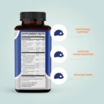 LifeSeasons Mood Stabili-T - Emotional Support - Stabilizes & Balances Mood - Evokes Calmness Relaxation & Happiness - Stress Relief + Relax Mind - Rhodiola, Ginkgo Biloba & Vitamin D3-60 Capsules - Image 2