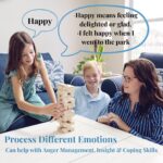 Feelings Builder | Anger Management Toys | CBT Game for Kids, Teens, and Adults | Therapy Games for Kids | Therapy Toys | School Psychologist Games | Therapist Office Must Have | ADHD Tools - Image 2