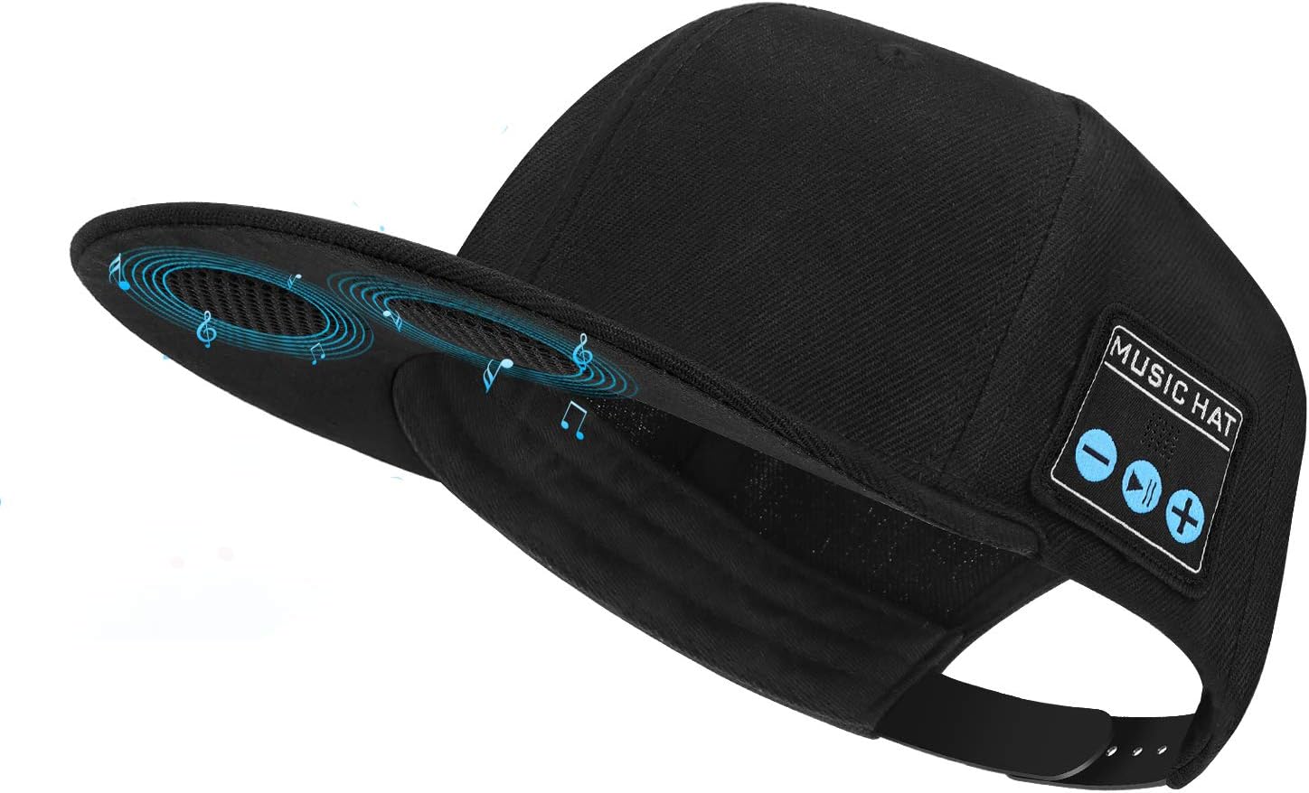 718ROK7nv4L._AC_SL1500_.jpg Hat with Bluetooth Speaker Adjustable Music Hat Bluetooth Cap for Outdoor Sports Baseball Cap, The Birthday Gifts for Men/Women/Boys/Girls - Image 1