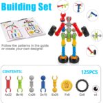 Kids STEM Building Toys for 3 4 5 6 7 8+ Year Old Boy Girl Birthday Gift, 125 Pcs Preschool Classroom Educational Building Blocks Stem Kits Activities Ages 3-5 4-8 5-7 6-8 Engineering Creative Games - Image 5