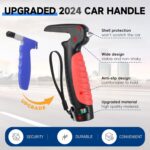 4 in 1 Car Door Handle Assist for Elderly 2PCS - Multifunction Car Transfer Aid - Help Elderly Get Out of Car, Auto Cane Portable Vehicle Support Handle for Seniors, Handicapped, Max 450 Pounds - Image 3