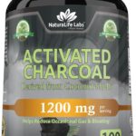 Activated Charcoal Capsules - 1,200 mg Highly Absorbent Helps Alleviate Gas & Bloating Promotes Natural detoxification Derived from Coconut Shells - per Serving - 100 Vegan Capsules