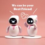 Eilik – Touch Interactive Toys, Cute Robot Pets with Abundant Emotions. Idle Animations&Mini-Games, Unique Gift for Girls & Boys. Support Update.(Blue + Pink Combination) - Image 2