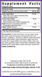 New Chapter® Vitamin C Immune Defense Supplement + Elderberry – Excellent Source of Vitamin C, One Daily Tablet for Healthy Immune Support, Made with Organic Herbs, Non-GMO, Gluten Free, 30 ct - Image 6