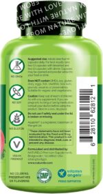 NATURELO Whole Food Multivitamin for Women 50+ (Iron Free) with Vitamins, Minerals, & Organic Extracts - Supplement for Post Menopausal Women Over 50 - No GMO - 120 Vegan Capsules - Image 4