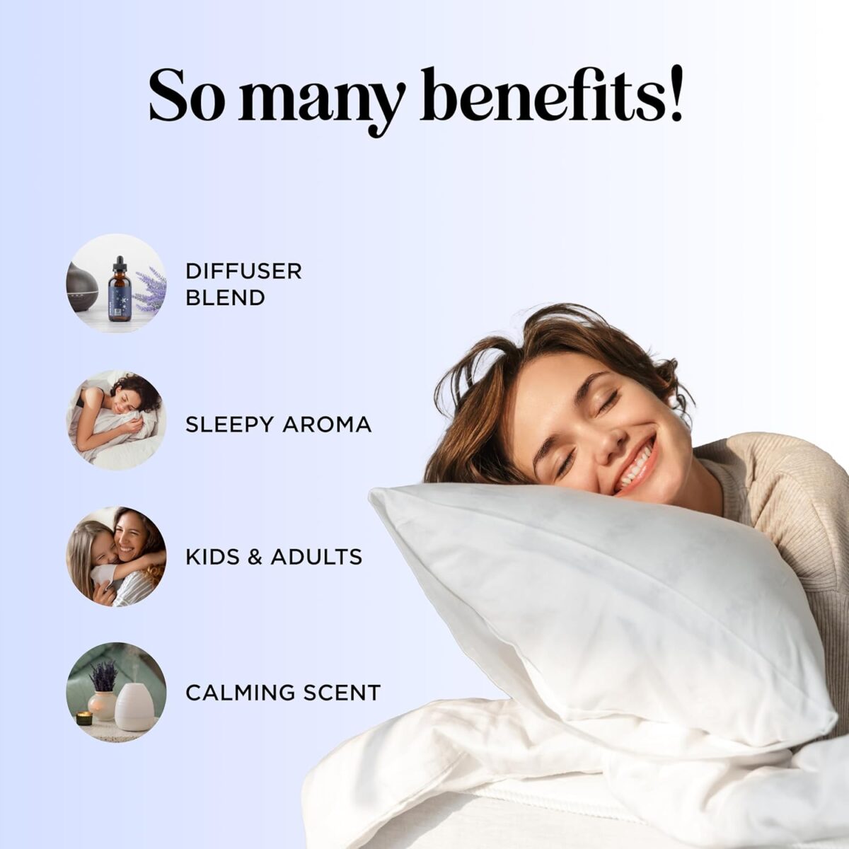 Sleep Essential Oil Blend for Diffuser - Dream Essential Oil for Diffusers Aromatherapy and Wellness with Ylang-Ylang Clary Sage Roman Chamomile and Lavender Essential Oil for Nighttime Support 4oz - Image 3