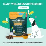 Daily Wellness Supplements for Dogs | Boosts Immune System Support and Digestive Gut Health for Dogs and Puppies | All Natural Ingredients Tasty Kibble Dog Food Topper | 21 Count Pack - Image 2
