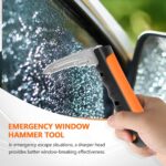 Car Door Handle for Elderly - 2025 New 4 in 1 Car Handle Assist, 2 Pack Auto Cane Portable Vehicle Support Handle Door Assist Bar, Max Load 500 Lbs, Anti-Slip Design (Orange-Car Handle +Strap) - Image 6