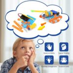 STEM Kits for Kids Crafts 6-8 8-12, Boys Gifts Toys for 6 7 Year Old Boy Birthday Gift Ideas, STEM Toys Craft Kits 6+ 7+ yr, Robotics Science Activities Robot Building Age 8-10 8 9 10 11 12 Years - Image 3