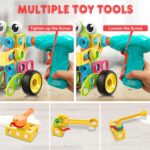 NXONE 195 PCS Educational STEM Toys for Boys and Girls Ages 3 4 5 6 7 8 9 10 Construction Building Blocks Toy Building Sets Kids Toys Creative Activities Games with Storage Box - Image 5