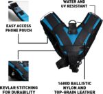 OX Tools Ultimate Nylon & Leather Tool Belt Suspenders with Kevlar Stitching - Water Resistant Adjustable Support with Memory Foam Pads - UV Resistant Support for Tool Rig and Tool Belts OX-U268901 - Image 2