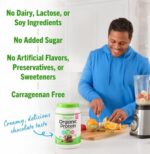 Orgain Organic Vegan Protein Powder, Creamy Chocolate Fudge - 21g Plant Protein, 6g Prebiotic Fiber, Low Net Carb, No Lactose Ingredients, No Added Sugar, Non-GMO, For Shakes & Smoothies, 2.03 lb - Image 5