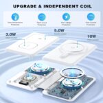 Wireless Charger for iPhone-3 in 1 Charging Station for Apple Multiple Devices, Travel Charger for iPhone 16 15 14 13 12 pro max & AirPods 4/3/Pro & Apple Watch - Image 2