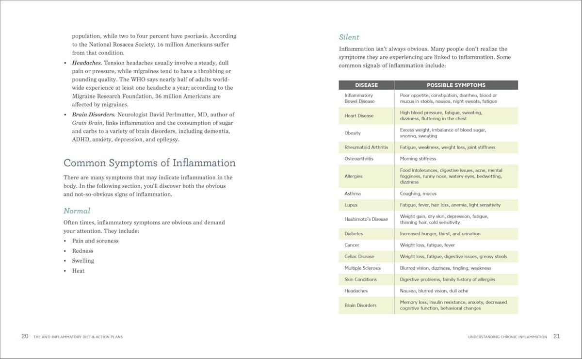 The Anti-Inflammatory Diet & Action Plans: 4-Week Meal Plans to Heal the Immune System and Restore Overall Health - Image 7