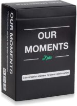 OUR MOMENTS Kids: 100 Conversation Starter Cards for Families and Kids - Relationship Building - Car Travel, Road Trip & Card Game for Healthy Loving Family - Questions for Family Activities