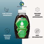 Amazing Herbs Raw Natural Honey - Herbal Honey Infused with Echinacea, Elderberry, Garlic, Eucalyptus Extracts & Pure Black Seed Oil, Non GMO, Gluten Free - Honeyzest Immune Boost, 16 Fl Oz - Image 4
