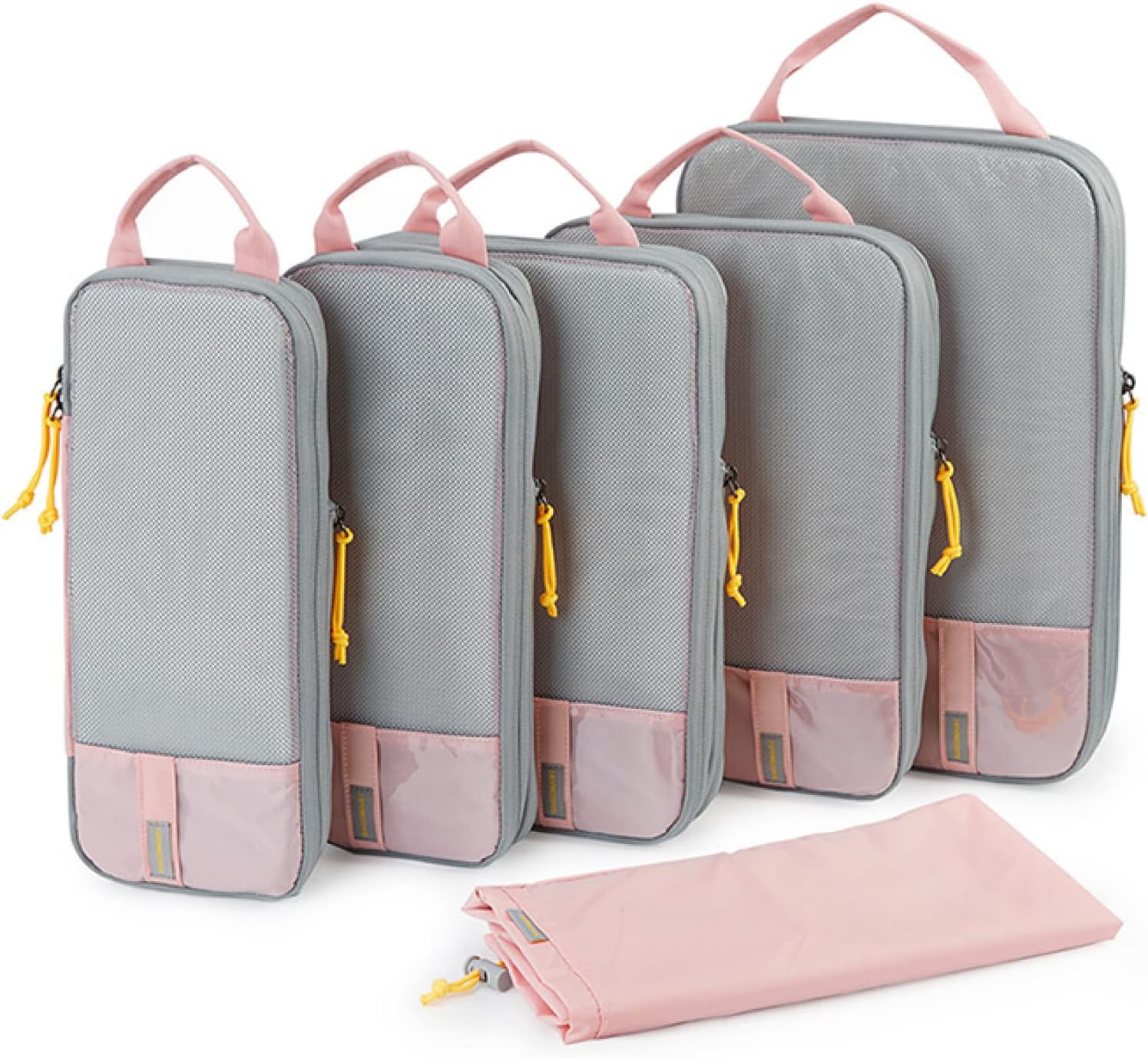 71Cg8hse7WL._AC_SL1500_.jpg BAGSMART 6 Set/4 Set/2 Set Compression Packing Cubes for Travel, Lightweight Vacation Travel Essentials, Travel Accessories for Suitcase Organizer Bags Set, Durable Luggage Organizer Travel Bags - Image 1
