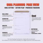 Goal Planning Notepad - A5 Goal Setting Journal For Project Action Plan,Task Management, Personal Development & Track Goals. Productivity Notepad For Daily Work & School - 54 Sheets - Image 3