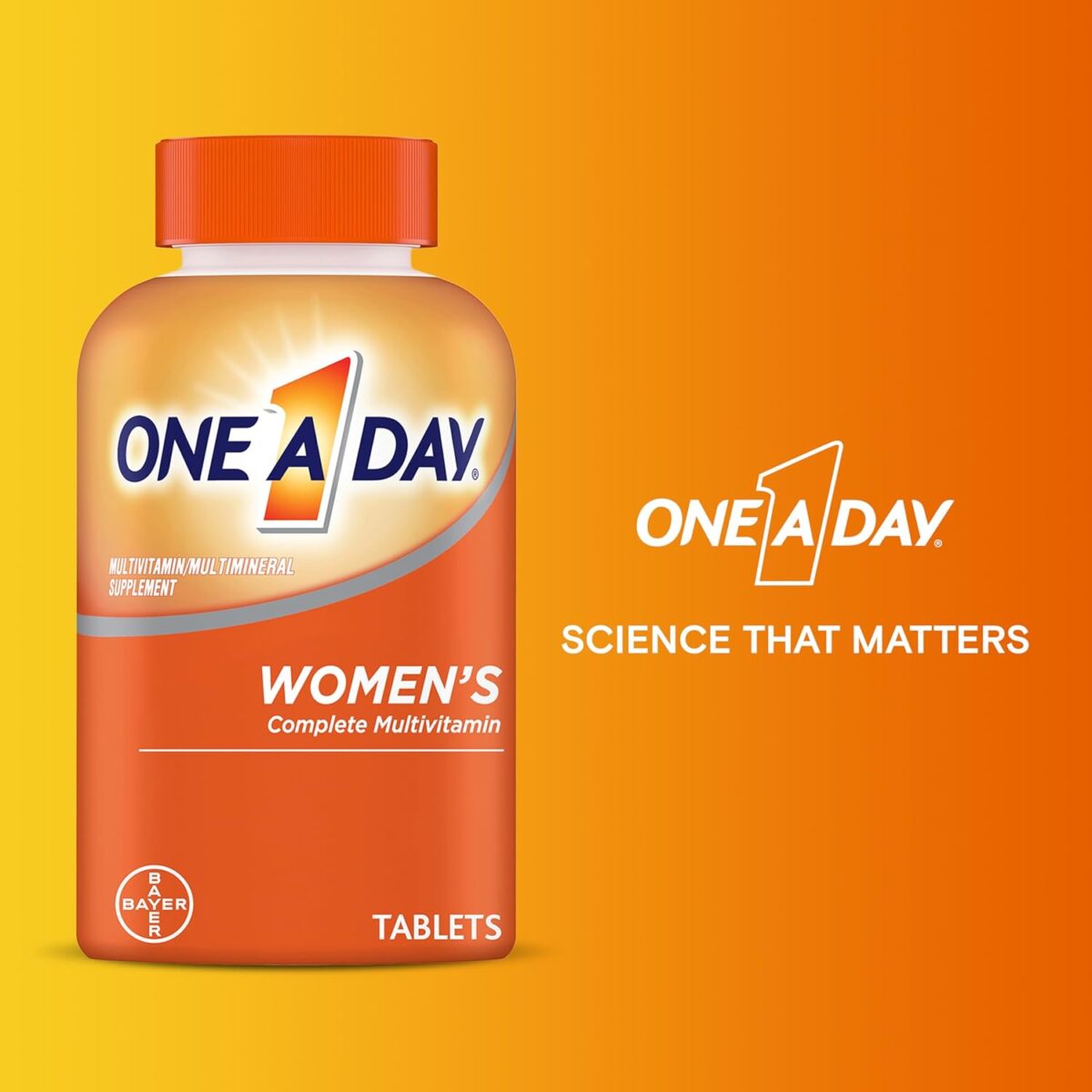 One A Day Women’s Multivitamin with Vitamin A, C, D, E and all 8 B vitamins, Calcium, Vitamins for Women, for Bone Health, Skin Health & Immune Health Support , 200 Count - Image 6