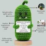 Get Well Soon Gifts - Message Capsule Bottle and Crochet with Card Uplifting Present Basket for Women Men Patients Family Coworker Friends After Surgery Recover Cancer Chemo - Image 4