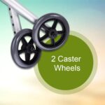 McKesson Universal Walker Wheels, Adjustable, 5 in Caster Wheels, 1 Pair - Image 4