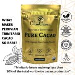 Ohm Raw Cacao Powder Organic Pure Unsweetened | Natural Source of Magnesium & Iron | Organic Chocolate Baking Powder/Drink Mix (33 Servings) - Image 5