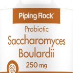 Piping Rock Saccharomyces Boulardii Probiotic | 5 Billion CFUs | 120 Capsules | 250 mg | Non-GMO, Gluten Free Supplement