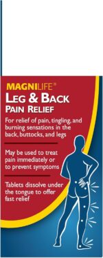 MagniLife Leg & Back Pain Relief, Fast-Acting Pain Relief, Naturally Soothe Burning, Tingling and Stabbing Pains, Symptomatic or Preventative, 125 Quick-Dissolve Tablets - Image 3
