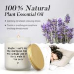 Thinking of You Gifts for Women Men, Get Well Soon Gifts for Women, Sympathy Bereavement Feel Better Thoughtful Gifts for Friend, Inspirational Cheer Up Gifts for Sister Bestie, Lavender Candle - Image 5