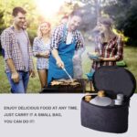 Portable Empty Spice Set, 3 Size Camping Travel Spice Bottles Moisture Proof Condiment Container with Lid, Go for Picnic Weekend Travel, Hunting and Camping with Friends - Image 5
