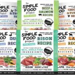 Simple Food Project The Freeze Dried Raw Dog Food Topper Featuring Organic Human Grade Ingredients [6 Pack Variety - 1oz Samples Bison, Duck, Lamb, Beef/Salmon, Duck/Trout, and Chicken/Turkey] …