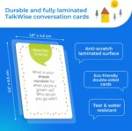 700 Conversation Cards for Kids, Fun Kids Conversation Starter Cards for Kids, Teens, Family Night, Dinner, Play Conversation Games, Color-Coded Across 6 Topics, Take Anywhere - TalkWise - Image 4