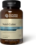 Nature's Sunshine Nutri-Calm- Herbal Stress Relief Supplement for Natural Anxiety Relief, Mood Support and Boost, Nervous System Support, Sleep Aid 100 Count