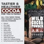 Wild Foods Organic Cocoa Powder | Single Origin Unsweetened Keto Chocolate Powder for Cooking & Baking | 100% Natural Cacao Beans | Sugar Free Non Dutch Raw Superfood | 12 oz - Image 4