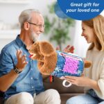 SOFWO Fidget Blanket and Muff Dog for Adults with Dementia, Alzheimers Dementia Activities Products for Elderly and Seniors,Gift Game and Toy for Alzheimer’s or Dementia,Sensory Fidget Toys. - Image 6