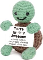 Mini Funny Turtle Easter Basket Essentials Stuffers for Teens Easter Gifts for Kids Teen Girls Boys, Birthday Gifts for Women Men Mothers Day Graduation Teacher Appreciation, Positive Emotional Turtle
