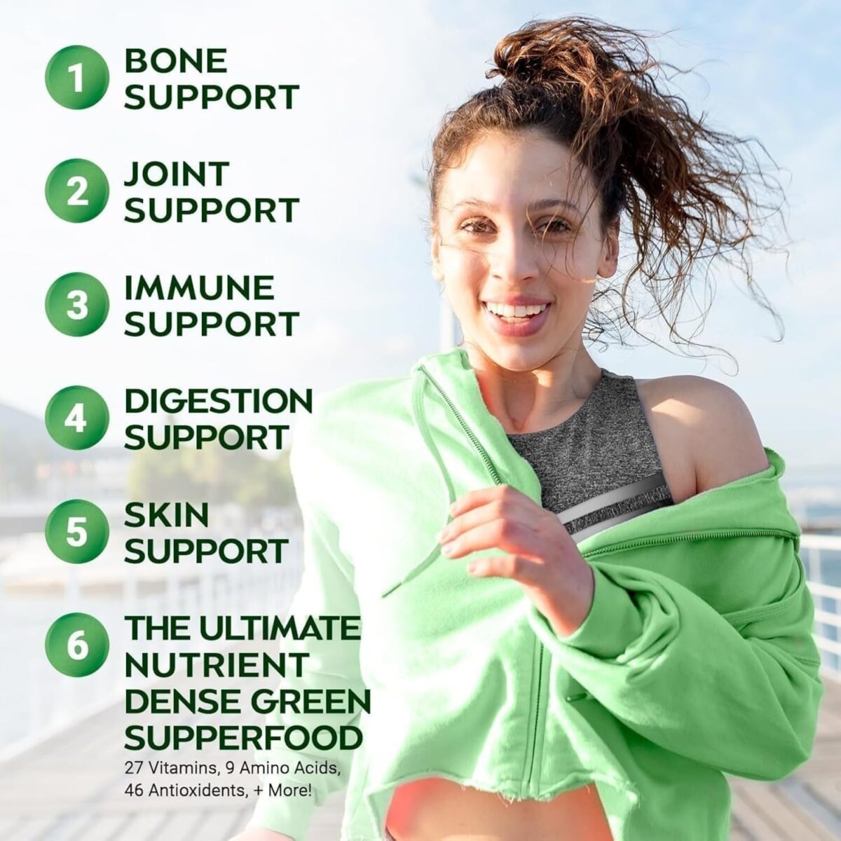 Moringa Powder Capsules|Pure Nutrient| Rich Moringa Powder| A Natural Green Antioxidant Superfood | Supports Energy, Skin Health, Gut Health with Essential Vitamins & Amino Acids - Image 5