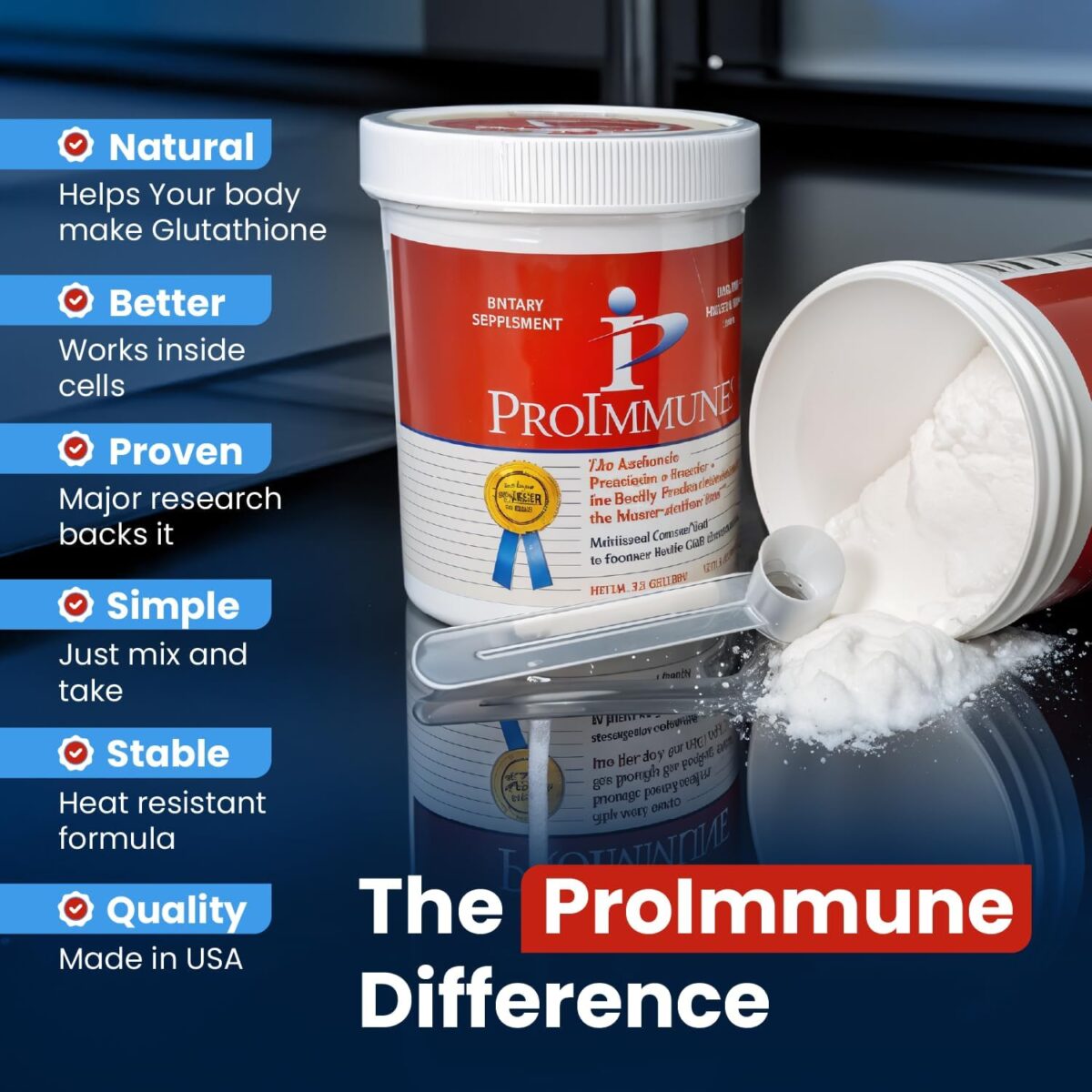 Immune Formulation 200 2 Month Supply of Glutathione, Authentic Pre-Mix in-a-Powder for Bodily Production of Glutathione. Nutritional Compositions to Increase Bodily Glutathione Levels - Image 6