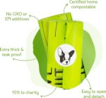100% Certified Home Compostable Dog Poop Bags - 10% to Charity - ASTM D6400 & EN 13432 Compliant - 240 x Plant Based Compostable Poop Bags (16 Rolls) - Image 3