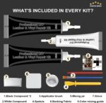 STARTSO WORLD Black Leather Repair Kit, Vinyl Repair kit for Car Interiors, Furniture, Couches, Car Seat, Sofa, Jacket and Purse, Restores Faux, Artificial, Genuine Pleather - Image 2