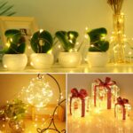 kolpop 30 Pack LED Fairy Lights Battery Operated, 7FT 20 LED Mini Twinkle String Lights Battery Powered Waterproof for Christmas Mason Jars Party (Warm White) - Image 5