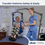Drive Medical 13023SV Handicap Hydraulic Lift, Silver Vein 5 Inch (Pack of 1) - Image 3