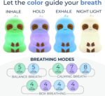 Mindsight 'Breathing Buddha' Guided Visual Meditation Tool for Mindfulness | Slow Your Breathing & Calm Your Mind for Stress & Anxiety Relief | Perfect for Adults & Kids | Relaxing Self Care Gift - Image 2