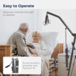 Drive Medical 13023SV Handicap Hydraulic Lift, Silver Vein 5 Inch (Pack of 1) - Image 4