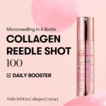 VT COSMETICS Collagen Reedle Shot 100, Collagen Microneedling Serum, Firming & Elasticity, 500Da Collagen Extract, Soft & Glass Skin, Pink Collagen Serum, Korean Skin Booster 1.69Fl Oz(50ml) - Image 2