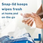 McKesson Washcloth Wipes for Adults, Scented (6 Pack, 576 Washcloths) Disposable Wash Cloths for Body - No-Rinse Formula with Snap Lid - Good for Incontinence and Elderly - 96 Wipes Per Pack - Image 3